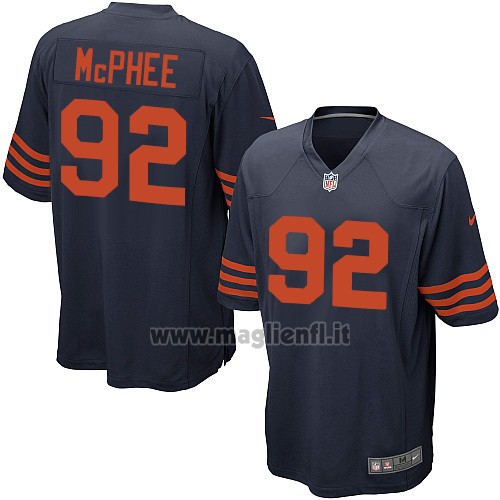 Maglia NFL Game Bambino Chicago Bears Mcphee Blu